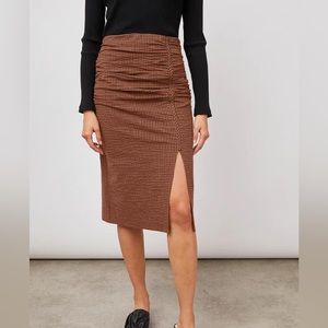 NWT Rails Luci Skirt Russet Gingham size Small